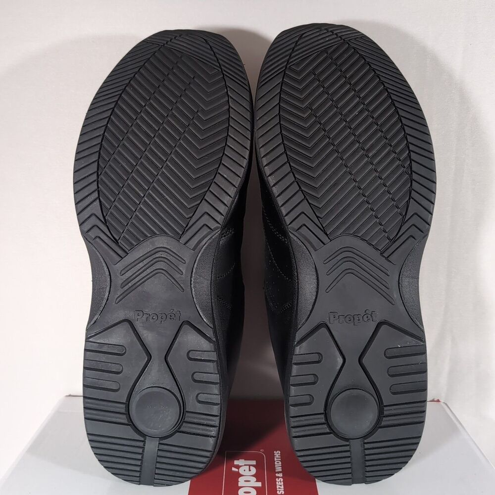 Propet LifeWalker (M3705) Orthopedic Walking Shoe Men's 10.5(E) Extra Wide Black - Picture 5 of 6